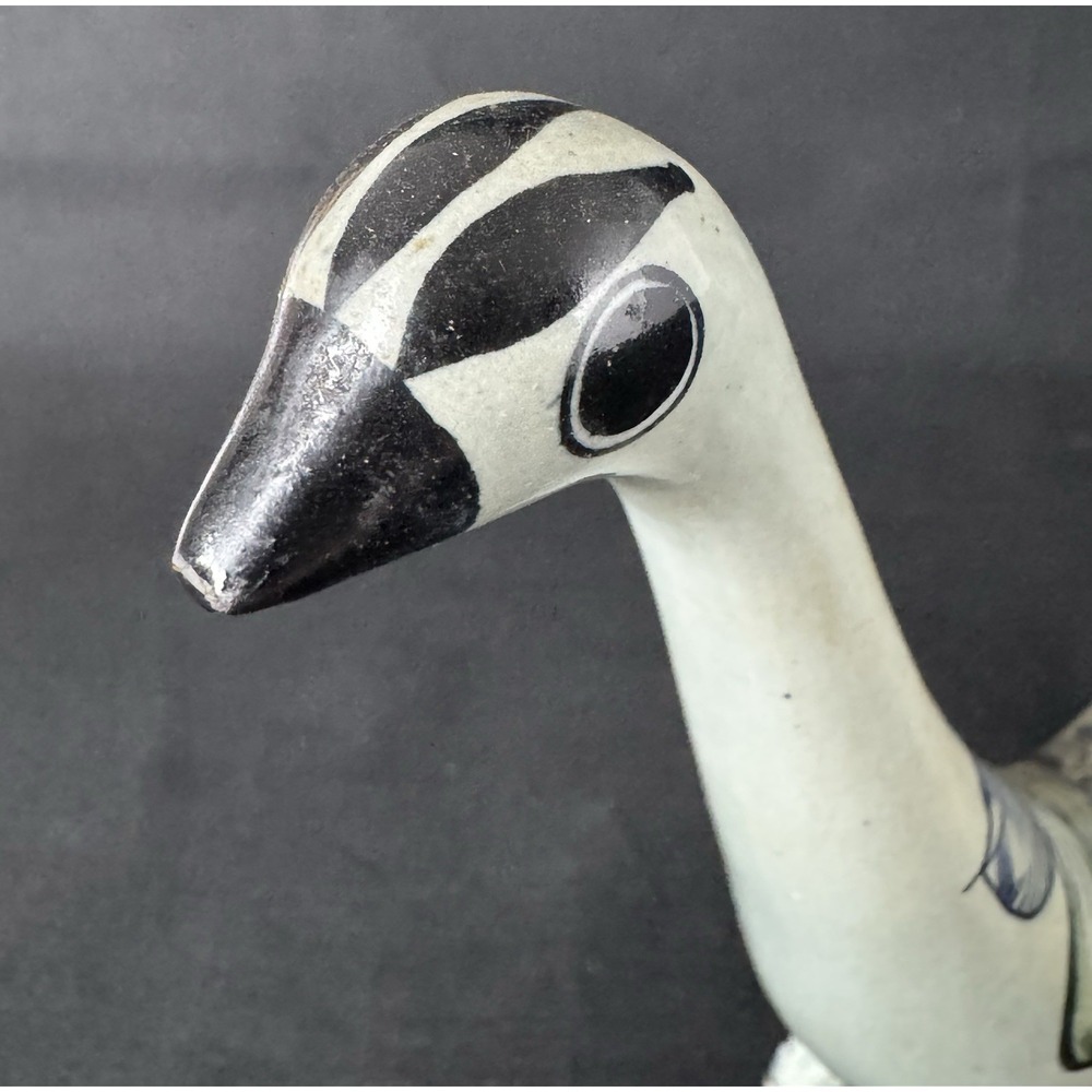 Vintage Tonala Mexico Pottery Hand Painted Bird 9" Long 6.5" Tall Read Note - Picture 16 of 16